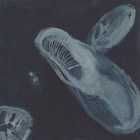 o.T., 2023, Mischtechnik auf Holz, 20x20cm