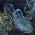 Untitled, 2023, mixed media on wood, 20x20cm