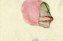 o.T., 2007, Mischtechnik auf Papier, 14,5x20,5cm