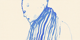 o.T., 2011, Siebdruck auf Papier, 10,1x21cm