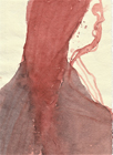 o.T., 2022, Mischtechnik auf Papier, 21x14,7cm