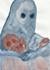 o.T., 2022, Aquarell auf Papier, 23,5x17cm